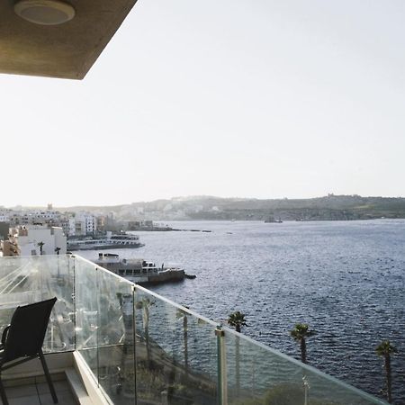 New Seafront Apartment - Spectacular Views St. Paul's Bay Buitenkant foto